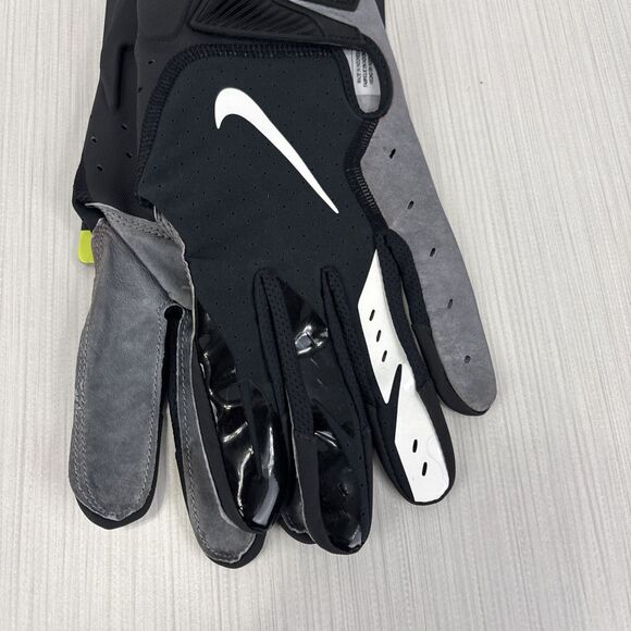 Mens Size XL Nike Vapor Jet 5.0 FG NFL Leather Football Gloves Black PGF665-017 - Picture 2 of 8